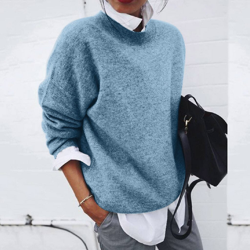 Elise | Oversized tröja med rund hals