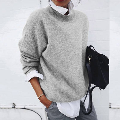 Elise | Oversized tröja med rund hals