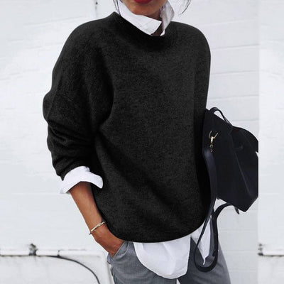 Elise | Oversized tröja med rund hals
